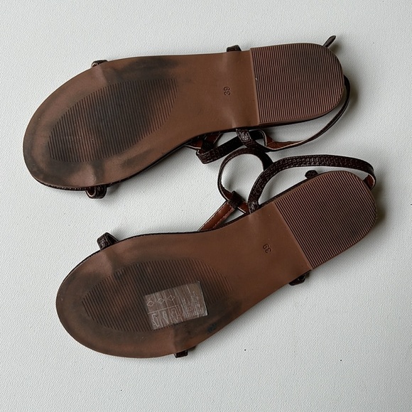 Brown H&M Leather Sandals - Picture 5 of 5